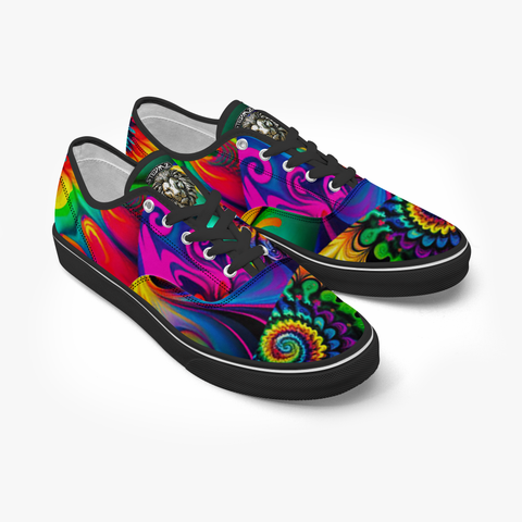 Rainbow Tye Dye - Canvas Low Top (BO)