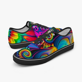 Rainbow Tye Dye - Canvas Low Top (BO)