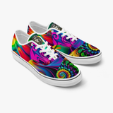 Rainbow Tye Dye - Canvas Low Top (WO)
