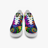 Rainbow Tye Dye - Canvas Low Top (WO)