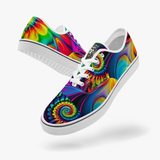 Rainbow Tye Dye - Canvas Low Top (WO)