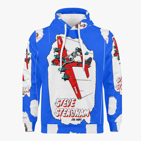 Bomber - Blue Pull Over Hoodie.