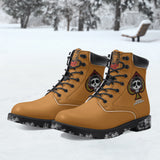 SS Ace of Spade Leather Boots - Brown