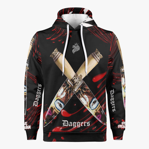 Daggers Crosses Pull Over Hoodie