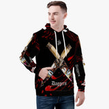 Daggers Crosses Pull Over Hoodie