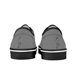 Grey Lion - Black Canvas Low Top