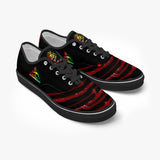 Rasta Bloods - Black Canvas Low Top