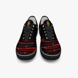 Rasta Bloods - Black Canvas Low Top