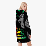 Rasta Lion Women's Hoodie Dress