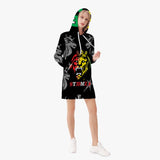 Rasta Lion Women's Hoodie Dress