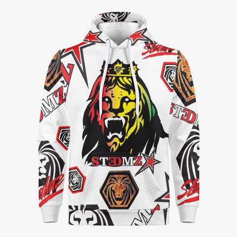 Rasta Lion Hoodie - White RSVP