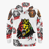 Rasta Lion Hoodie - White RSVP