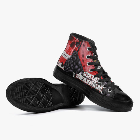 RED SKULL HT CANVAS SKATEBOARD SHOE