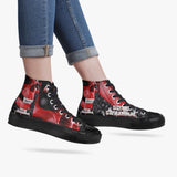 RED SKULL HT CANVAS SKATEBOARD SHOE