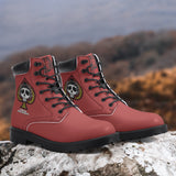 SS Ace of Spade Leather Boots - Rose