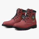 SS Ace of Spade Leather Boots - Rose