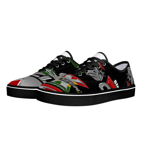 SS & the Citizen X Posse 2 - Black Canvas Low Top