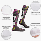 Steadham Spade Magenta Giant Knee High Sports Socks