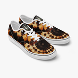 Tye Dye Black/Gold - Black Canvas Low Top (WO)