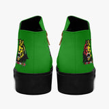 Green Rasta Lion - Unisex Fashion Zip Up LT