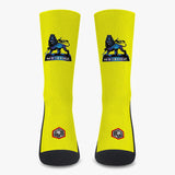 Blue Lion Yellow Reinforced Sports Socks