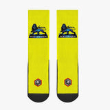 Blue Lion Yellow Reinforced Sports Socks