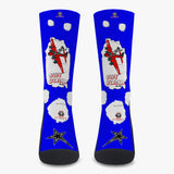 Steadham Bomber Blue Reinforced Sports Socks