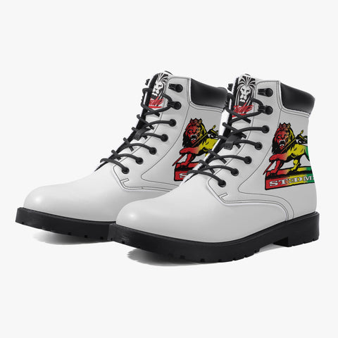 Rasta Lion Leather Boots