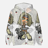 Dread Lockz Chick 1 Hooded Sweatshirt