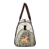 Dreadlock Chic White Travel Handbag