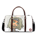 Dreadlock Chic White Travel Handbag