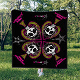 Magenta Spade Blanket 3D