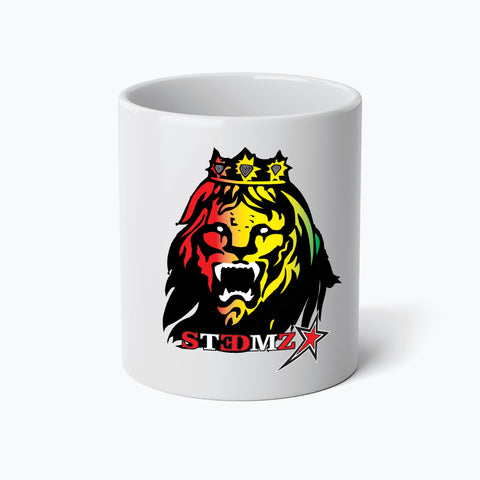 Rasta Lion Face Coffee Cup