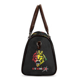 Rasta Lion Face Travel Handbag
