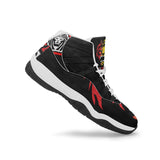 Steadham Rasta Lion Face Stealth Leather Basketball Shoe