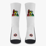 Rasta Lion OG White Reinforced Sports Socks