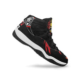 Steadham Rasta Lion Face Stealth Leather Basketball Shoe