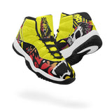 SS Rasta/Magenta Spade Basketball Shoe