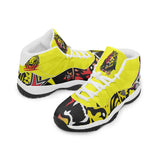 SS Rasta/Magenta Spade Basketball Shoe