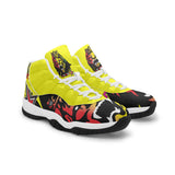 SS Rasta/Magenta Spade Basketball Shoe