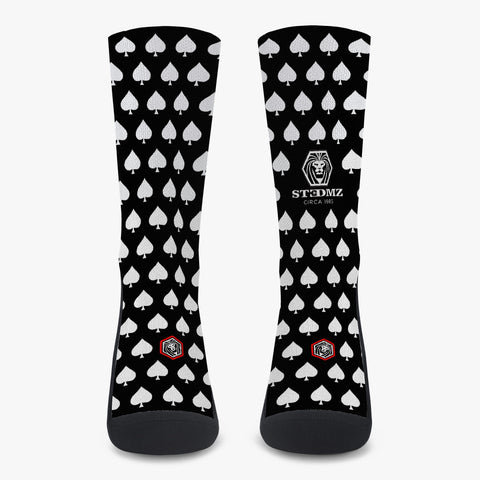 Stedmz Aces Black Reinforced Sports Socks