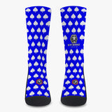 Stedmz Aces Blue Reinforced Sports Socks