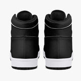 Steel Pulse High Top Black Leather Basketball Shoe