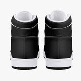 Steel Pulse High Top Black Leather Basketball Shoe