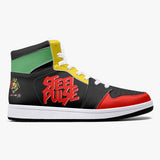 Steel Pulse High Top Leather Basketball Shoe