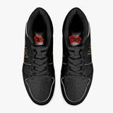 Third World High Top Black Leather Basketball Shoe