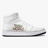 Third World High Top White Leather Basketball Shoe