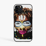 White Tribal iPhone 12 Case