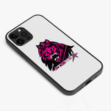 White Magenta iPhone 12 Case