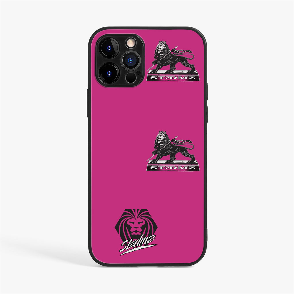Stedmz Magenta Lions iPhone 12 Case Stedmz Magenta Lions iPhone 12 Case